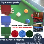 Premium 7/8/9ft Pool Table Cloth Felt Nylon Snooker Billiard Tablecloth w/ strip