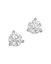 Bloomingdale's Fine Collection Certified Diamond Martini Set Stud Earrings in 14K White Gold, 2.0 ct. t. w.