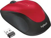 Logitech M235 Wireless Mouse, 2.4 GHz with USB Unifying Receiver, 1000 DPI Optical Tracking, 12 Month Battery, Compatible with PC, Mac, Laptop, Chromebook - Red