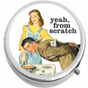Yeah from Scratch Medicine Vitamin Pill Box