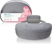 Frida Mom Adjustable Nursing Pillow - Customizable Breastfeeding Pillow for Mom + Baby Comfort with Back Support, Adjustable Wrap Around Waist Strap, Pockets for Heat Relief