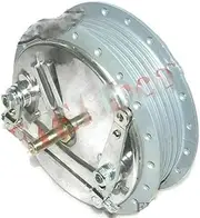 AEspares Twin Leading Shoe 7'' Front Brake Drum Hub Assembly Compatible With Royal Enfield Bullet