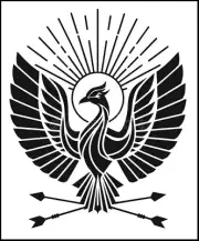 Stencils N Stuff PHOENIX BIRD Stencil Template Reusable Paint 9.5"x11.5"
