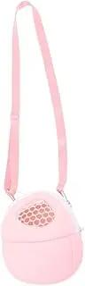 Milisten Hamster Carrier Bag Breathable Travel Pouch with Ventilation Mesh Warm Lining and Long Shoulder Strap for Squirrel Gerbil and Small Pets Portable Comfort for