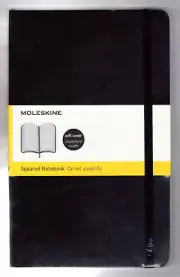 Moleskine Classic Soft Cover Grid Notebook Large Black NEW