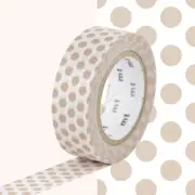 Masking Tape MT Peas Beige - Dot Milk Tea