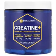 Natural Stacks, Creatine+, 120 Vegan Capsules