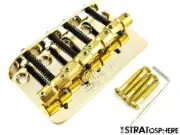 *NEW Wilkinson Bass BRIDGE for Fender Precision & Jazz Gold, Brass WBBC-GD