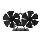 Stove Fan Featuring a Unique Double Circle Design for Better Aesthetics