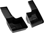 Kiwi Master Wheel Well Storage Trunk Organizers for 2018-2023 Jeep Wrangler JL Rear Storage Bin Box Tray, JL Interior Accessories Parts, Left & Right Side, Pair, Black