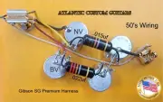 Gibson Premium SG Wiring Harness with choice of Caps