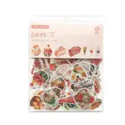 100pcs DIY Handmade Adhesive Paper Flake Translucent Stickers Scrapbooking Stationery Graffiti Stickers For Girls Kids