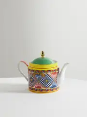 [Dolce & Gabbana] Dolce & Gabbana - Painted Porcelain Tea Pot - Multi - One size One size Multi