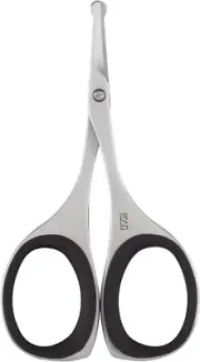 Corporation Groom! Safety Scissors, Nose Hair Scissors, Resin Ring, 1 Piece, Nos