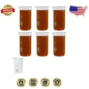 6-Pack of 1000ml Tall Borosilicate Glass Beakers with Excellent Pouring Spout