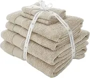 [Catherine Lansfield] Natural, 6 Piece Towel Bale