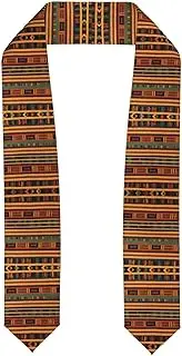 [EdWal] african weaving print Graduation Stole and Sash Class for Unisex Adult Honor Stole Honor Stole of 2025
