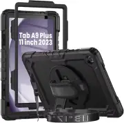 Samsung Galaxy Tab A9+ Case 11" w/Screen Protector Pen Holder Shoulder Strap