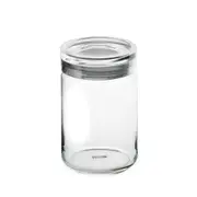 Guzzini Kitchen Active Design 1.5L/22.5cm Container Glass Storage Jar XL Sky GRY