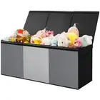 Large Toy Box Chest with Lid, Oxford Collapsible Sturdy Toy Storage Boxes Bins