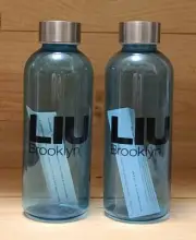 S4*NEW 2 L.I.U. BROOKLYN TRITAN WATER BOTTLES
