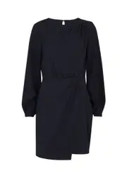 Veronica Beard Patrizia Crepe Mini Dress - Navy - 2 (UK6 / XS) 2 (UK6 / XS)