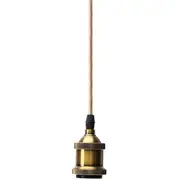 Vintage 1.5 Meter Wire Copper E26/E27 Led Light Bulb Socket With Suction Cup