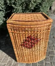 handmade organizer wicker laundry hamper handmade rattan laundry basket