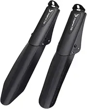2 Pieces Bike Mudguard Set Front Rear Mud Guards Waterproof Portable Mudguard Fenders Set for Outdoor Riding Mountain Road Bike