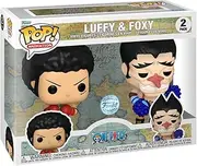 Funko Pop! One Piece Luffy and Foxy Funko Vinyl Figures (2 Piece Set)