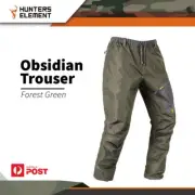 Hunter Element Forest Green Ultra Lightweight Obsidian Trouser W Side Zippers