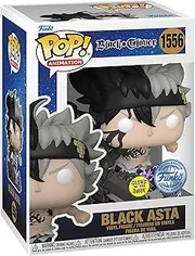Funko Pop Black Clover - Demon Asta US Exclusive Glow Vinyl Figure, 4.55-inch Height