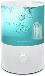MegaWise Healthy Top-Refill Cool Mist Humidifiers for Bedroom, 24dB Ultrasonic