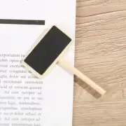 50 Mini blackboard wood message slate rectangle clip clip panel card memos A LZ