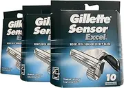 Gillette Sensor Excel - 30 Count (3 x 10 Pack)