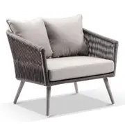 Herman 3+1+1 Rope Lounge with Coffee Table Set - Outdoor Lounges