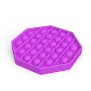 Bubble Pop Up, Push Button Fidget Sensory ~ Purple Octagon, Calming, UK SELLER