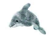 Aurora Adorable Mini Flopsie Dorsey Stuffed Animal - Playful Ease - Timeless Companions - Gray 8 Inches