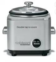 Cuisinart CRC-400 4-Cup Rice Cooker, Stainless Steel, New in Box, Never Removed