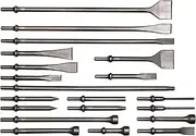 Mayhew Tools 32090F Pneumatic Set, Black Oxide Finish, 20-Piece