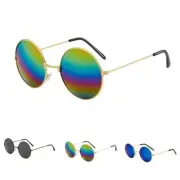 1*Retro Sunglasses Round Sunglasses,Unisex Color Reflective Sunglasses,UV400 New