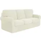 subrtex Slipcover Sets for Sofa, 7 Pieces Stretch Furniture Cover, Wear Resis...