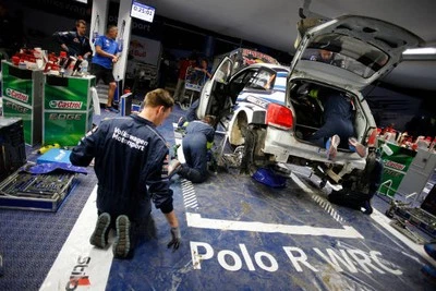 WRC Rally Argentina 2015 Jari Matti Latvala VW service Old Photo