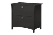 Maestro Furniture Salinas Wooden Classic 2-Drawer File Cabinet Office Storage - Vintage Black