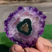 53G Natural high-quality Amethyst agate quartz cluster slice crystal mineral