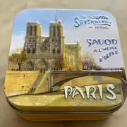 Provençal Rose Bar Soap in Tin (Notre Dame design)