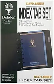 Debden DayPlanner Desk Refill Index Tabs Set