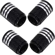 BESTOYARD 4pcs American Flag Tire Valve Caps Lightweight Valve Stem Covers for Cars Trucks and Bikes Easy to Install Stylish Vehicle Accessories