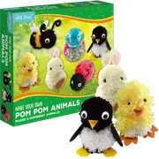 Art Star Make Your Own Pom Pom Animals Kit Makes 6