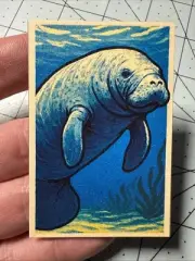 Manatee Mini Art Card
